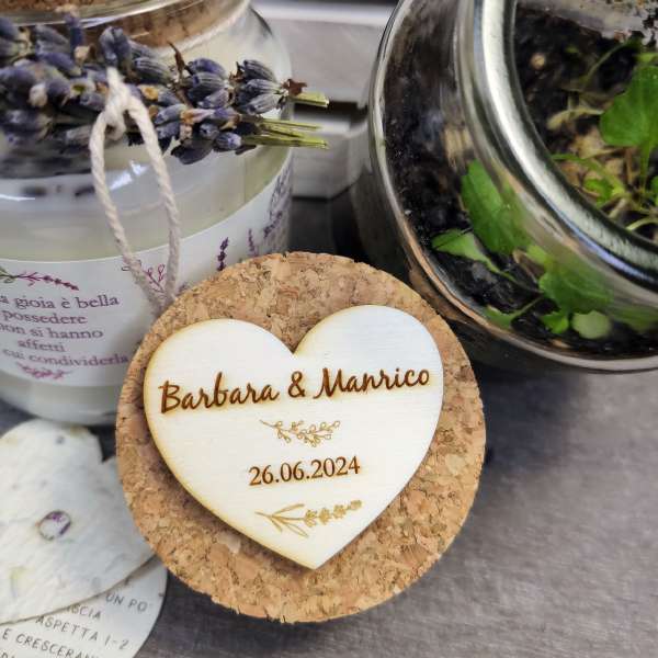 bomboniere candele profumate ecofattoart